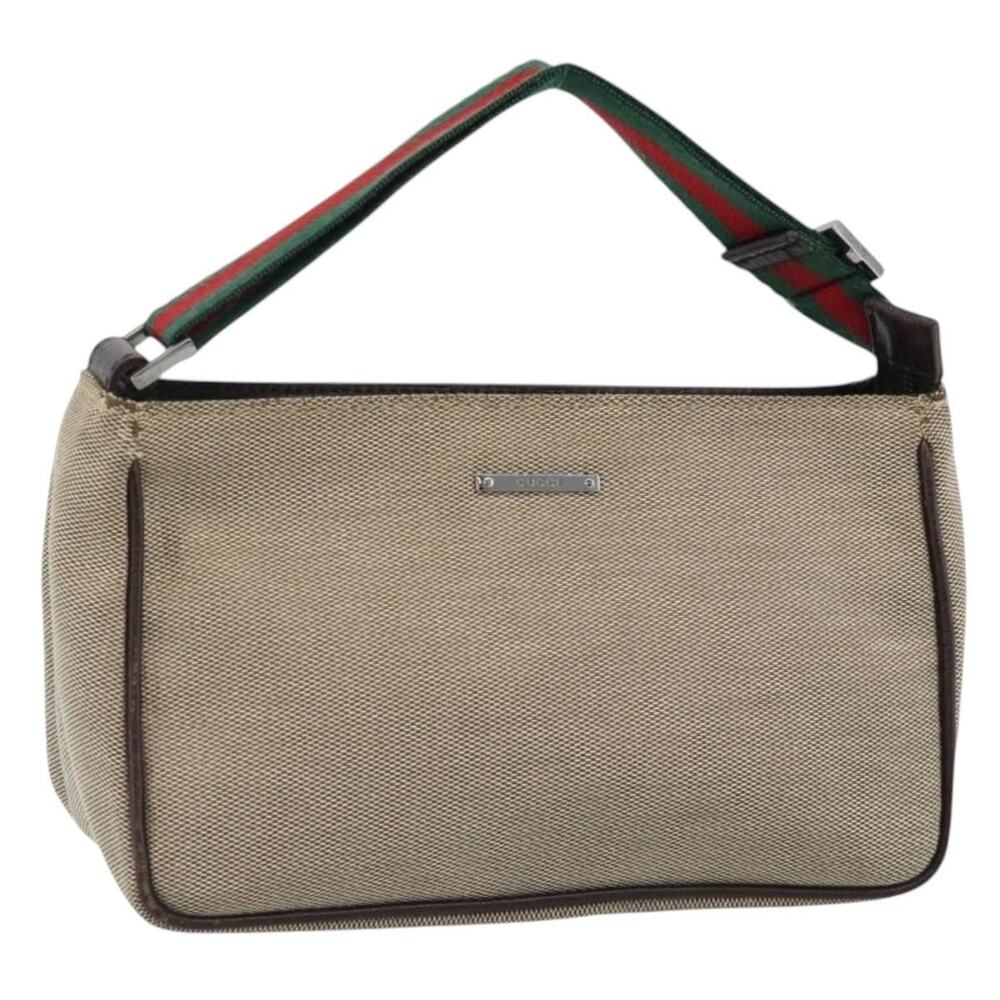 Gucci Web Shoulder Pouch Bag Red